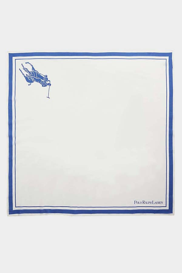 ΜΑΝΤΗΛΙ RALPH PAUREN - CREAM/ROYAL NAVY